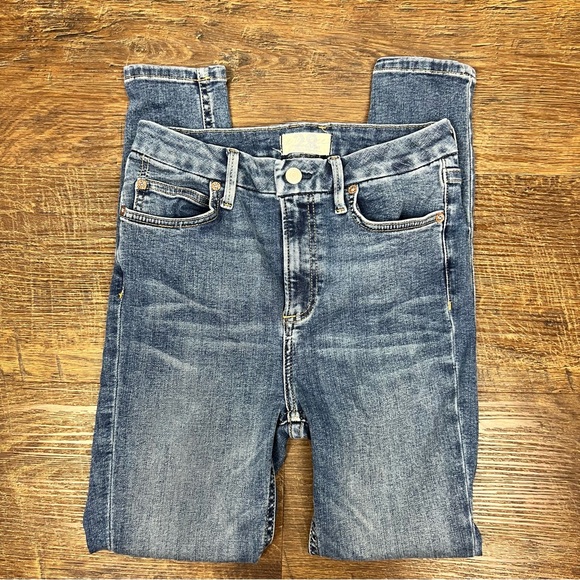 Free People Skinny Jeans Blue Denim Women’s Size 28 - Picture 3 of 7